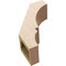 Ekena Millwork 5-inch W x 12-inch D x 16-inch H Balboa Rough Cedar Woodgrain TimberThane Knee Brace, Primed BRCUR05X12X16BOARCPR - alternate 6